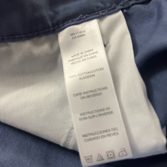 Men's Michael Kors Spring Chambray Lightweight Cotton Pants NWT Size 34 X 32 - Picture 5 of 7